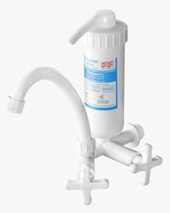 TORNEIRA PLÁSTICA 1/2” COZINHA MESA BRANCA BICA MÓVEL COM FILTRO 2886