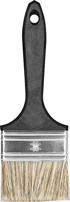 TRINCHA CERDA GRISALHA CABO PRETO 300/7 3”