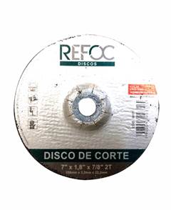 DISCO CORTE 10 X 1/8 X 1” 2T CAB