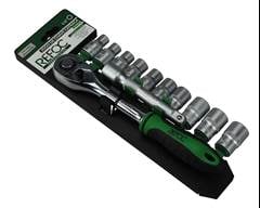 JOGO CHAVE CATRACA 1/2” 09A19MM 12PCS 