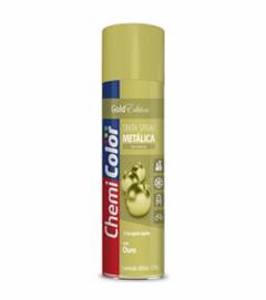 TINTA SPRAY METÁLICA 400ML DOURADA