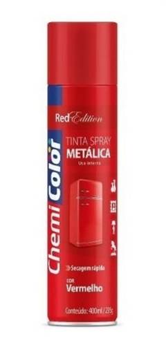 TINTA SPRAY METÁLICA 400ML VERMELHO