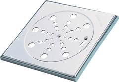 GRELHA INOX QUA C/CAIXILHO 150X150MM