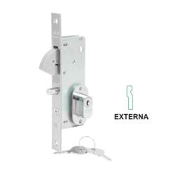 FECHADURA PERFIL OXIDADA PARA PORTA DE CORRER EXTERNA 940
