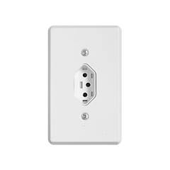 CONJUNTO DE INTERRUPTOR COM 1 TOMADA DE EMBUTIR 2P+T DE 20A LINHA PRATIKA