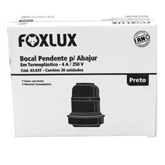 BOCAL PENDENTE P/ABAJUR TERMOPLASTIC PTO