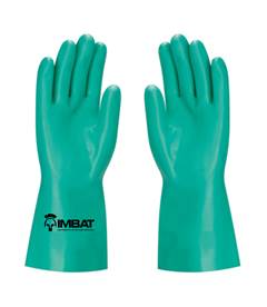 LUVA LATEX NITRILICO VERDE 09 G