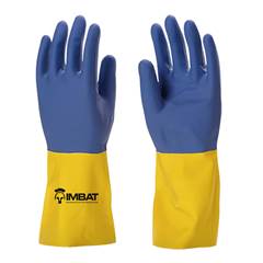 LUVA LATEX NEOPRENE 08M AZL/AMA