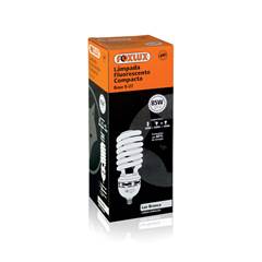 LAMPADA ELETRONICA ESPIRAL 085WX127V E27 LUZ BRANCA 