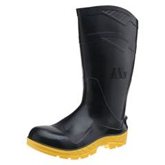 BOTA PVC CANO LONGO SOLADO AMA COM FORRO 44