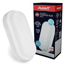 ARANDELA TARTARUGA LED 05W PRETA 3000K AMARELA