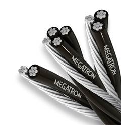 FIO CABO TRIPLEX 10,0MM 100M PRETO E CINZA