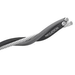 FIO CABO TRIPLEX 16,0MM 100M PRETO E CINZA