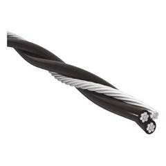 FIO CABO TRIPLEX 16,0MM 500M PRETO E CINZA BOBINA
