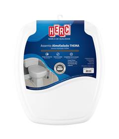 ASSENTO SANITARIO ALMOFADADO BRANCO QUADRADO