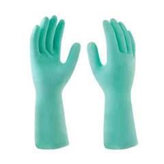 LUVA LATEX NITRILICA VERDE 46CM 09 GG REFORÇADA A18