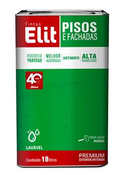 TINTA PISO ACRÍLICA 18LT PRETO