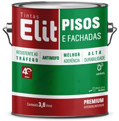 TINTA PISO ACRÍLICA 3,6LT PRETO