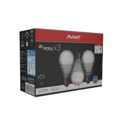 LAMPADA LED BULBO 015,0W BIVOLT 6500K LUZ BRANCA PACK
