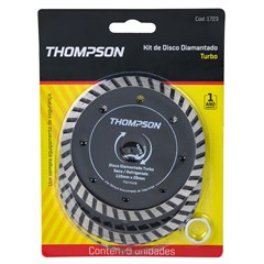 DISCO DIAMANTADO TURBO 110X20MM JOGO COM 03UN