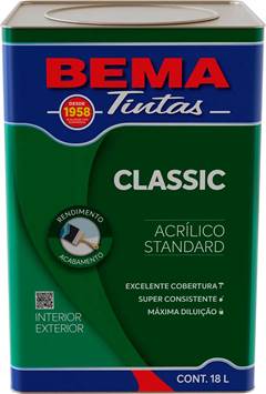 TINTA ACRÍLICA FOSCA 18LT ÁGUA MARINHA CLASSIC