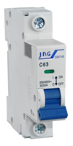 DISJUNTOR 1 UNIPOLAR DIN 050A BRANCO CEMIG 6KA