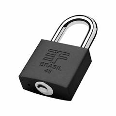 CADEADO ZAMAC 45 MM PRETO FOSCO