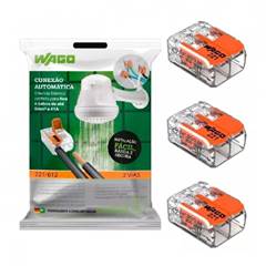 CONECTOR JUNÇÃO 2X6MM BLISTER COM 03UN