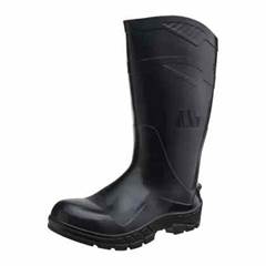 BOTA PVC CANO LONGO PRETA SEM FORRO 35/36