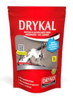ADITIVO PLASTIFICANTE PARA ARGAMASSA 01,0L DRYKAL