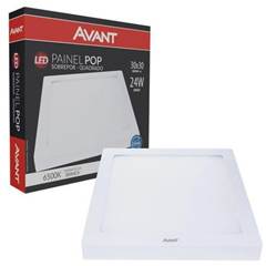 PAINEL LED SOBREPOR 24W BIVOLT QUADRADOO 30CM INTELIGENTE