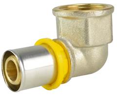 JOELHO 90 SOLDAVEL TRANSFERENCIA FEMEA GAS DN20MMX1/2 