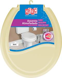 ASSENTO SANITÁRIO ALMOFADADO BEGE