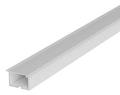 PERFIL PARA LED EMBUTIR BRANCO 2,0M 24X08MM RISQUE
