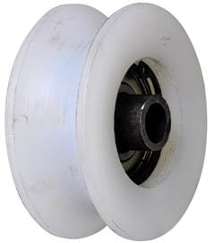 ROLDANA NYLON 3” 1 ROLAMENTO TUBO 3/4