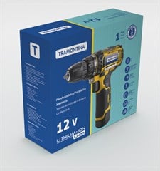 FURADEIRA E PARAFUSADEIRA 12V A BATERIA