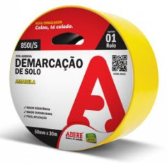 FITA DEMARCACAO SOLO AMARELA ADERE 850I/S 50MMX15M