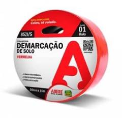 FITA DEMARCACAO SOLO VERMELHA ADERE 852I/S 50MMX15M