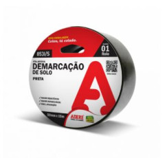FITA DEMARCACAO SOLO PRETA ADERE 853I/S 50MMX15M