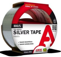 FITA SILVER TAPE PRATA ADERE 800S 45MMX05M
