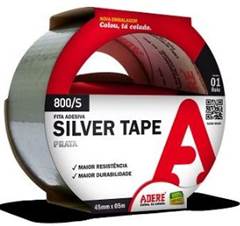 FITA SILVER TAPE PRATA ADERE 800S 45MMX05M