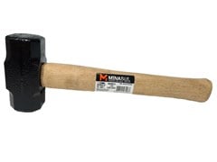 MARRETA ACO OITAVADA COM CABO MADEIRA 1.0KG