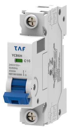 DISJUNTOR 1 UNIPOLAR DIN 016A BRANCO
