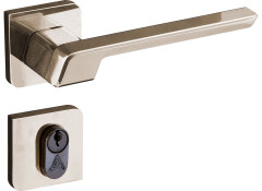 FECHADURA VEGA BRONZE LATONADO ALAVANCA EXTERNA 4741