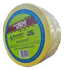 FITA CREPE PAPEL AUTOMOTIVA 124 MIC 48 MILIMETROS POR 40 METROS 1/16 AMA