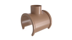 EMENDA SOLDAVEL TAPA FURO 50MMX25MM MARROM
