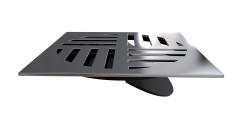 GRELHA MAX AUTOMATICA QUADRADA 10CM CROMADA