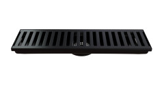 CAIXA COLETORA PLUVIAL 15X50CM PRETA
