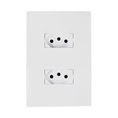 CONJUNTO DE INTERRUPTOR COM 2 TOMADA DE EMBUTIR 2P+T DE 20A LINHA I9