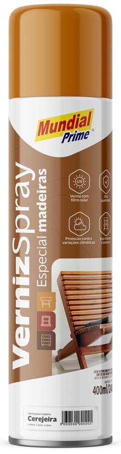 VERNIZ SPRAY 400ML MADEIRA CEREJEIRA